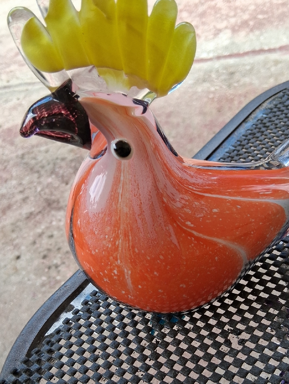 Glass Rooster - Picture 2 of 8